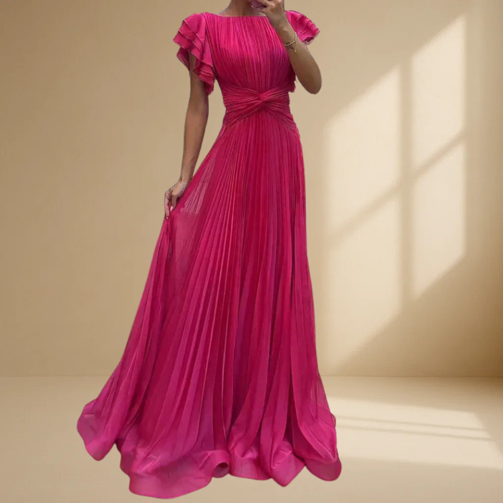 RORY™ | PLISSERT KVELDSKJOLE