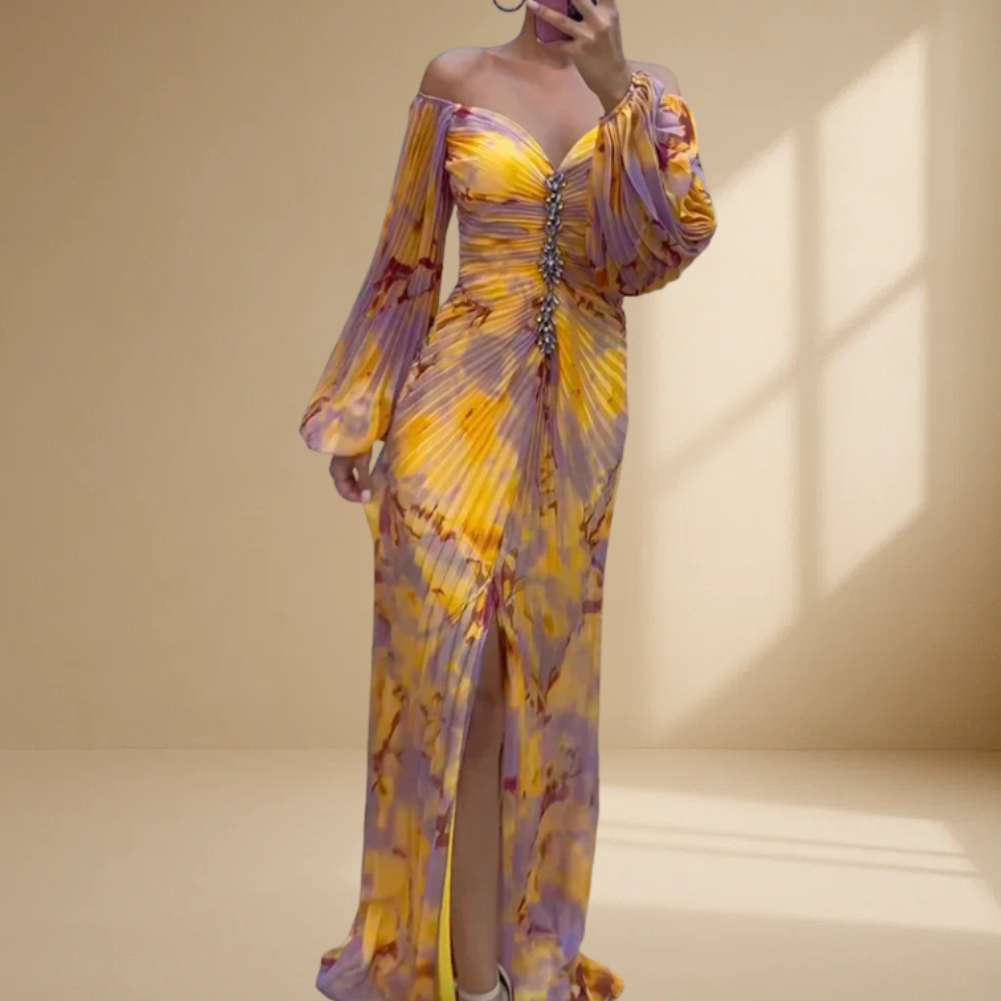 KRISTINE™ | ELEGANT KJOLE MED V-HALS