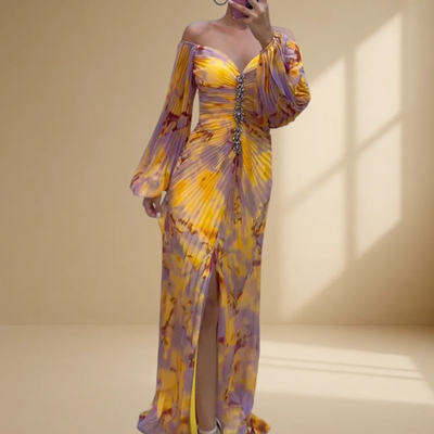 KRISTINE™ | ELEGANT KJOLE MED V-HALS