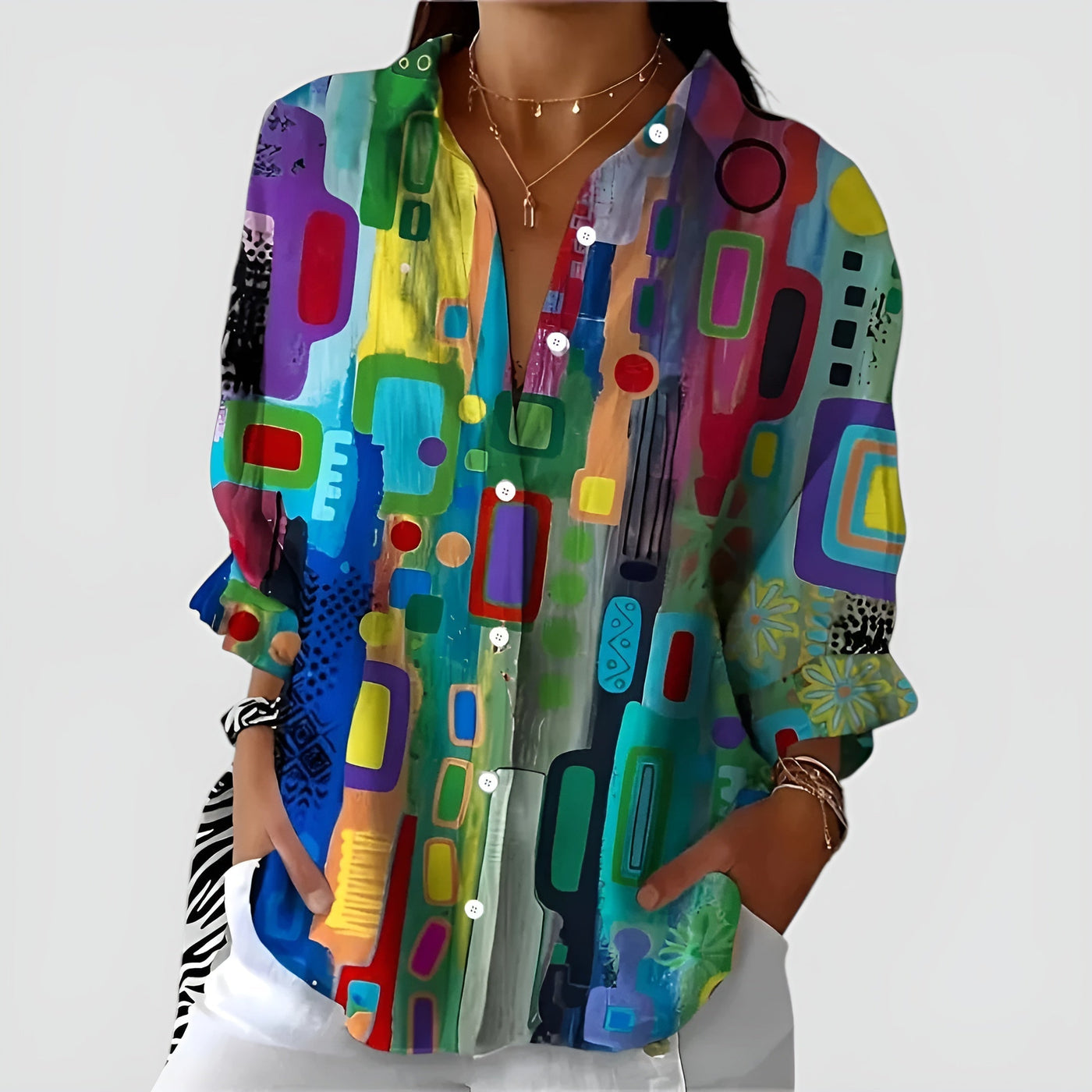 EDNA™ | STILFULL HVERDAGSBLUSE